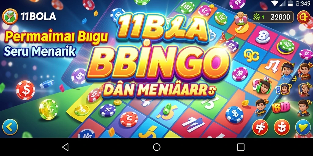 Tampilan gameplay Bingo yang seru dan interaktif di 11BOLA.