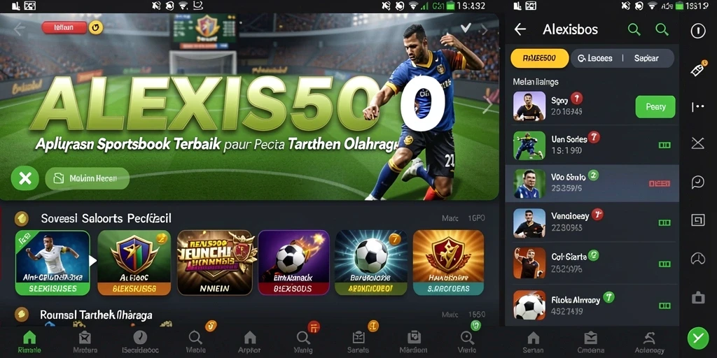 Tampilan gameplay ALEXIS500 yang menarik dan responsif.