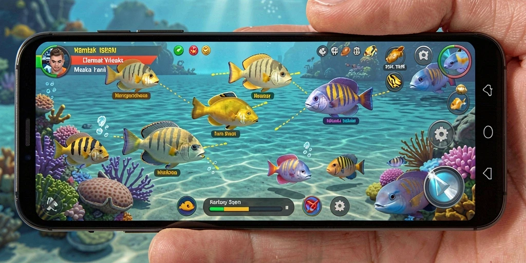 Tampilan menarik gameplay Tembak Ikan di API66.