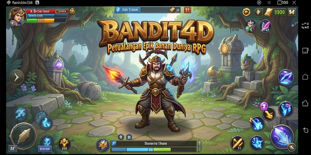 Tampilan gameplay BANDIT4D yang penuh aksi dan petualangan.
