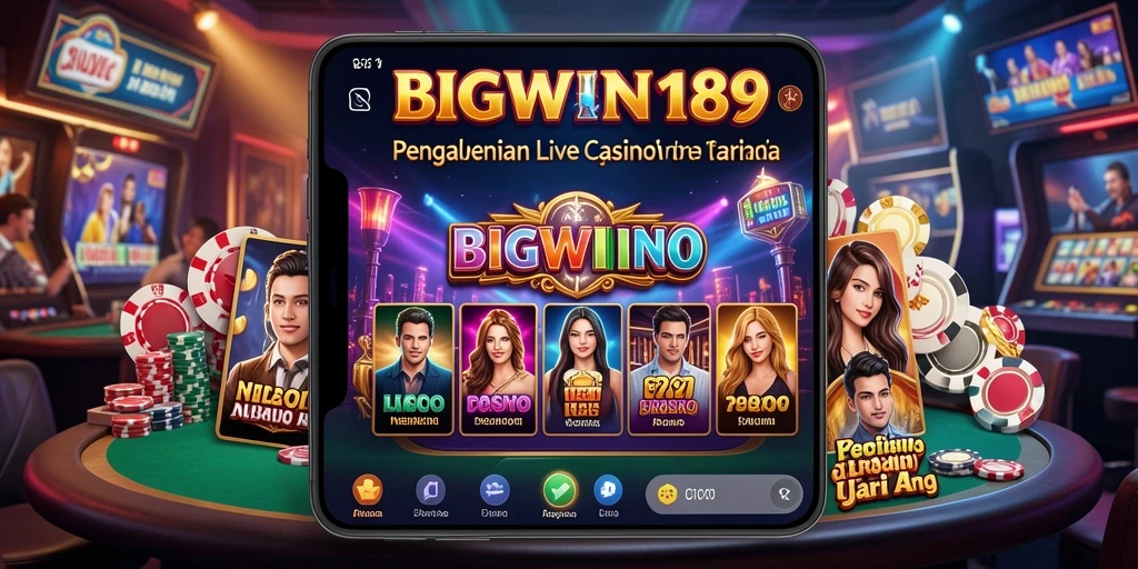 Tampilan gameplay Live Casino yang mengasyikkan di BIGWIN189.