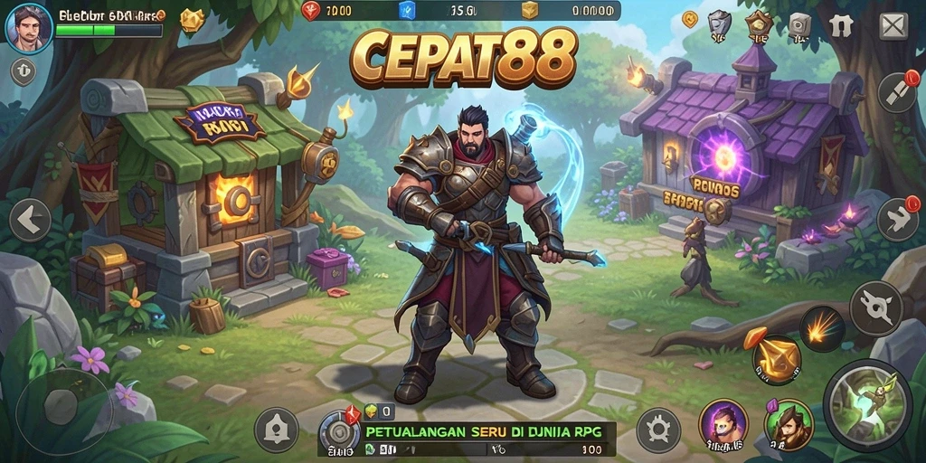 Tangkapan layar gameplay <strong>CEPAT88</strong> menunjukkan aksi seru dan grafis menawan.