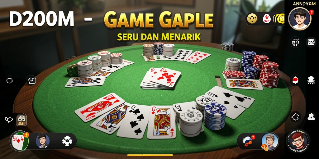 Gameplay D200M yang seru dan interaktif dengan teman-teman.