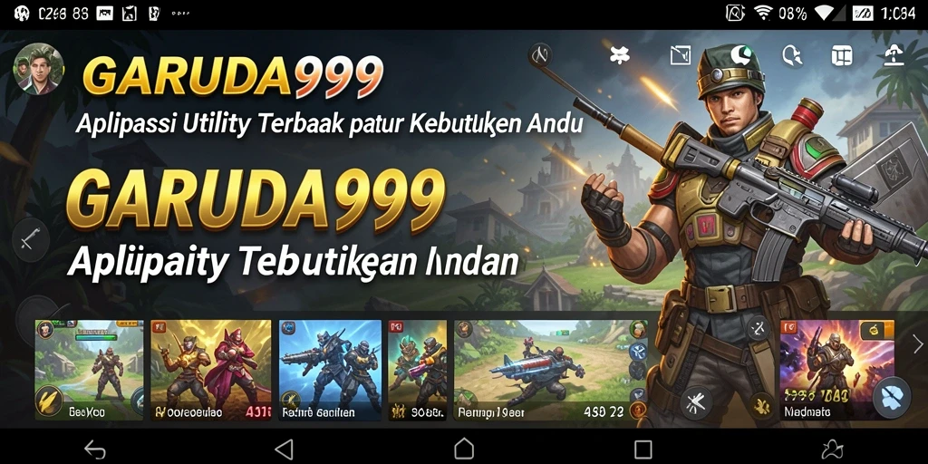 Tampilan antarmuka utama GARUDA999 yang menawan dan fungsional.