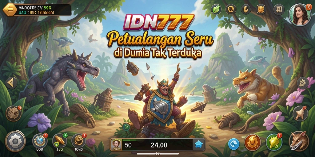 Tampilan menarik dari gameplay IDN777 yang penuh aksi petualangan.