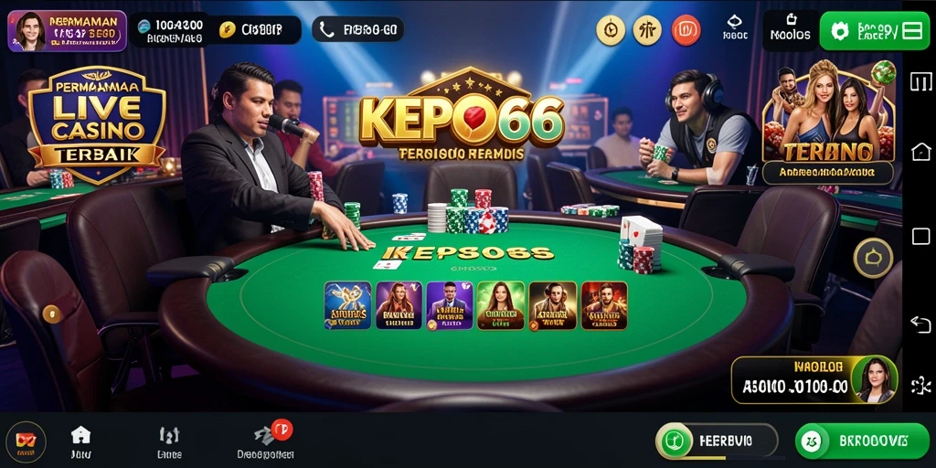 Tampilan menakjubkan gameplay Live Casino di KEPO66.