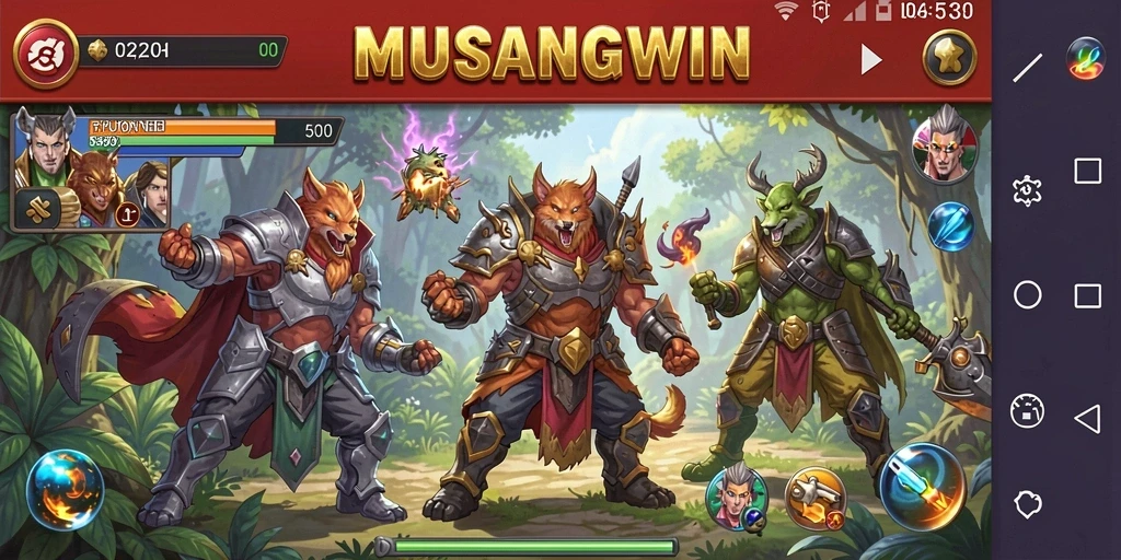 Tampilan antarmuka MUSANGWIN yang user-friendly dan praktis.