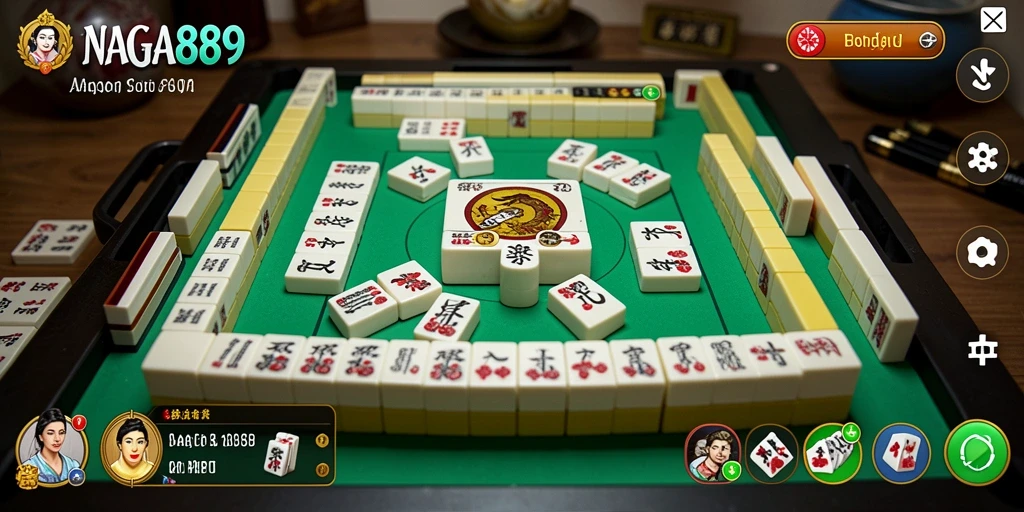 Gameplay seru di NAGA889 dengan grafis Mahjong yang menawan.