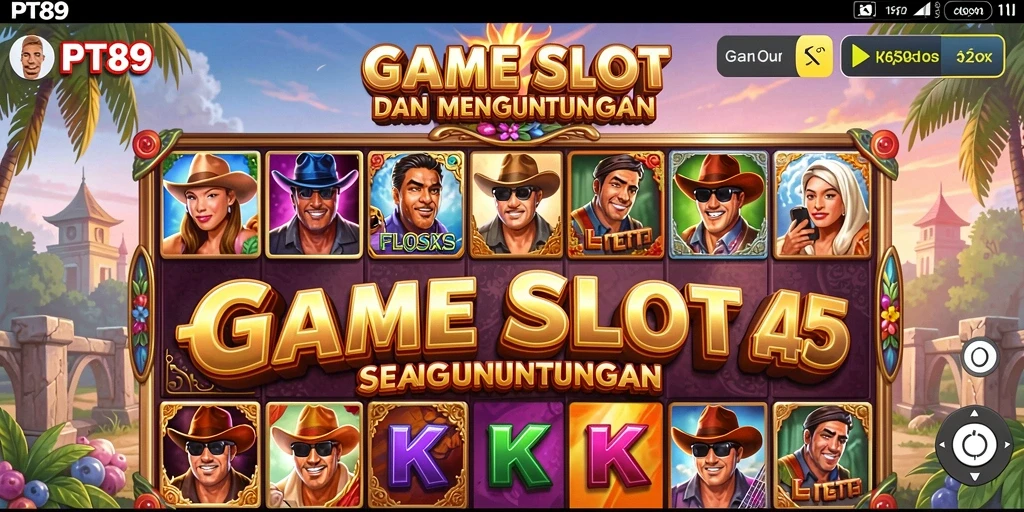 Screenshot gameplay PT89 yang menampilkan keseruan bermain slot.
