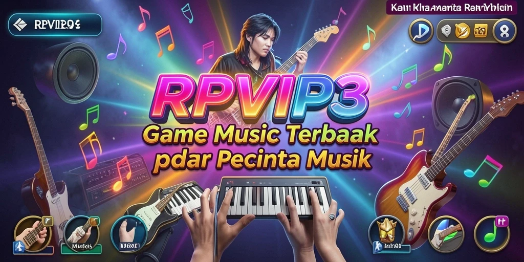 Screenshot gameplay RPVIP3 dengan aksi seru dan interaktif dalam musik.