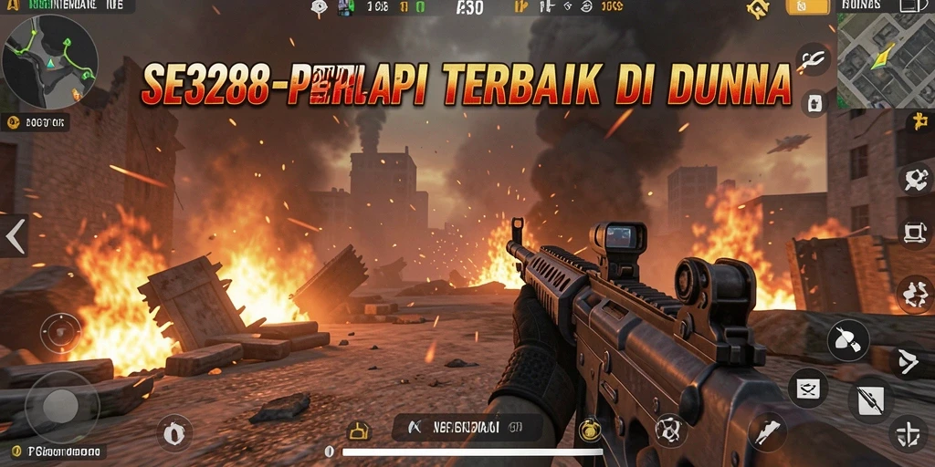 Tangkapan layar menunjukkan pertempuran intens dengan grafis memukau dalam SE328.