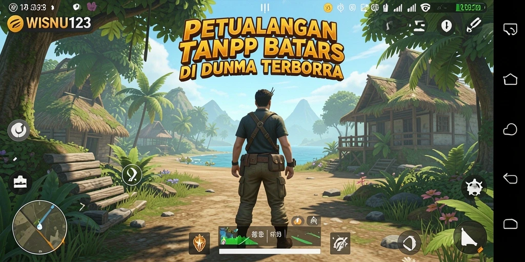 Gameplay seru di dunia terbuka WISNU123 menanti Anda.
