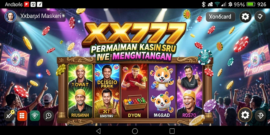 Tampilan menarik dari permainan Kasino XXX777 yang mendebarkan.